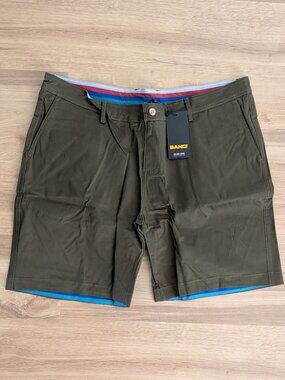 NWT BANG Miami, Bang Clothes Zaddy Green Street Shorts– Men’s 3XL, Hunter Green